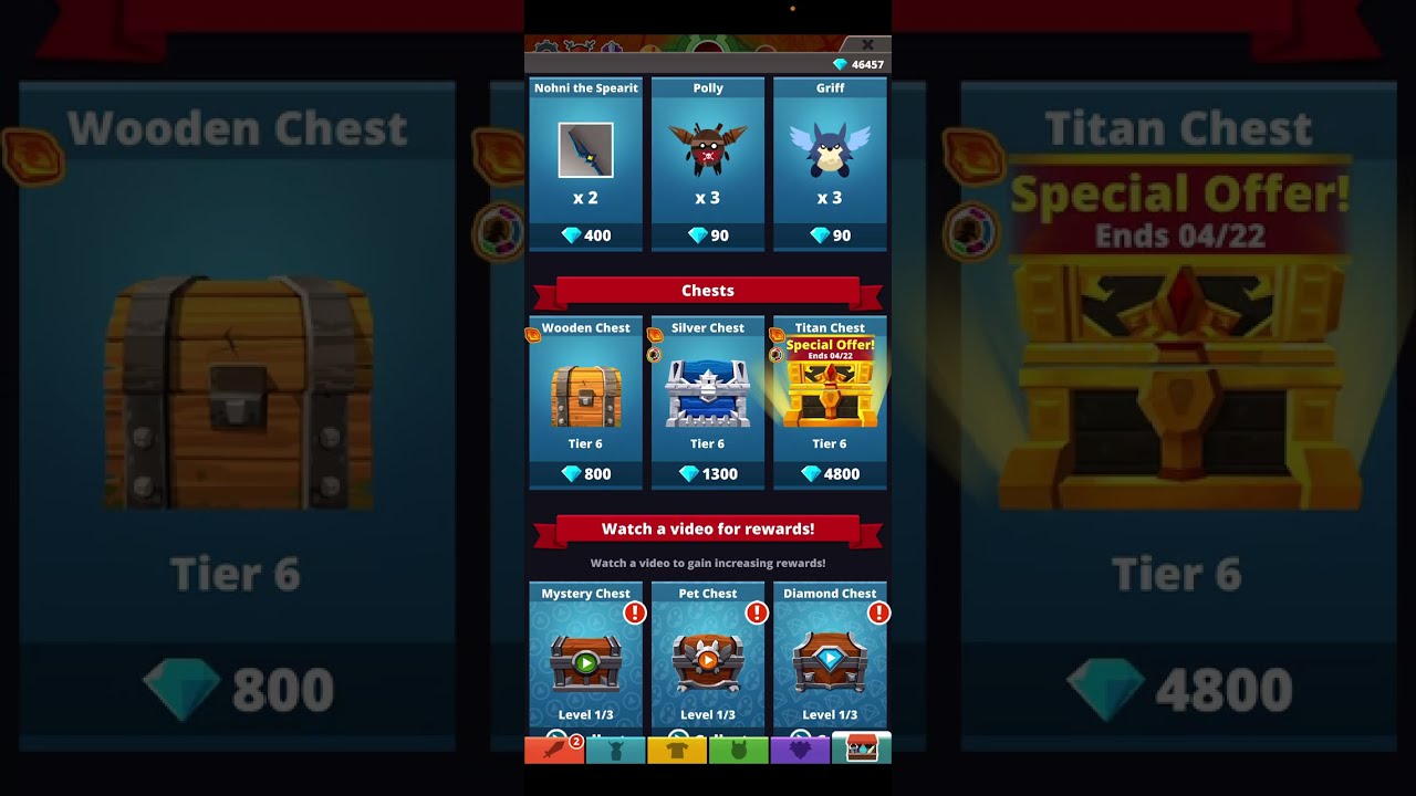 Tap Titans 2, Stuck area for 180,000 for more Monuments