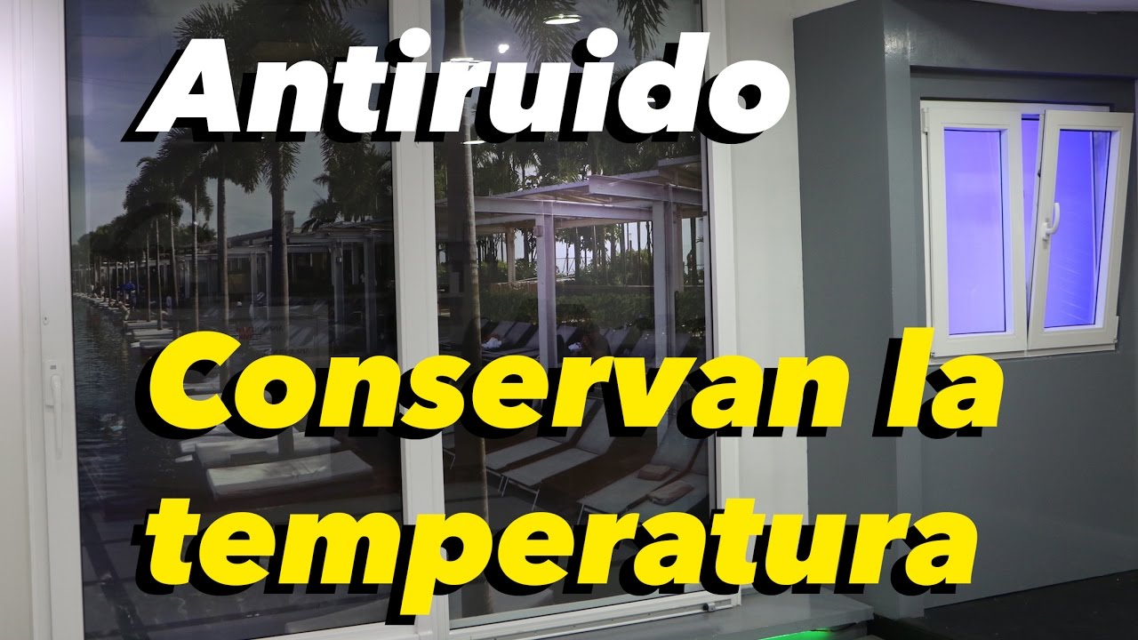 Puertas y ventanas termoacústicas