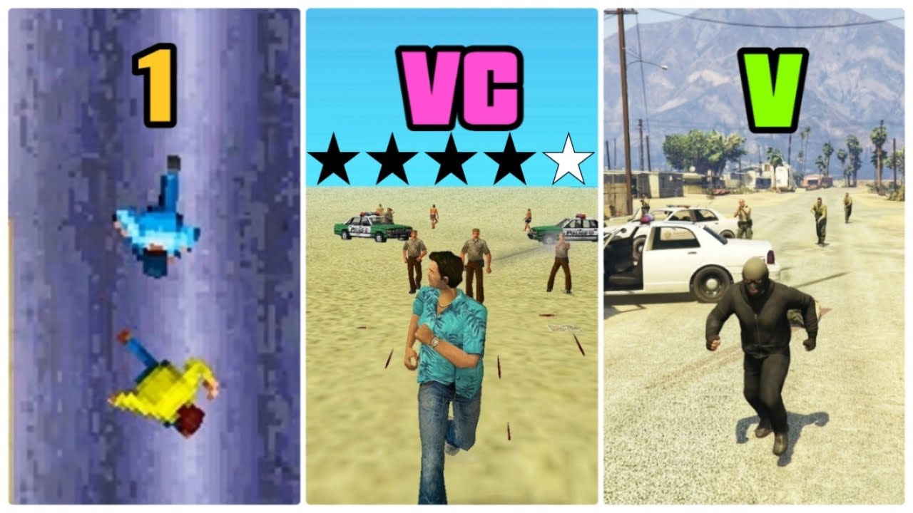 1 STAR WANTED LEVEL (Evolution) In GTA GAMES