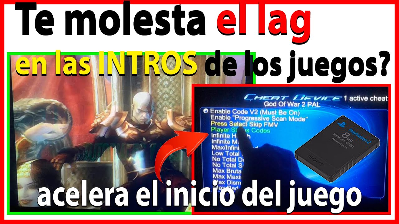💥SALTAR LAS INTROS de los juegos de PS2 ⚡🤔ACELERA EL ARRANQUE DEL JUEGO