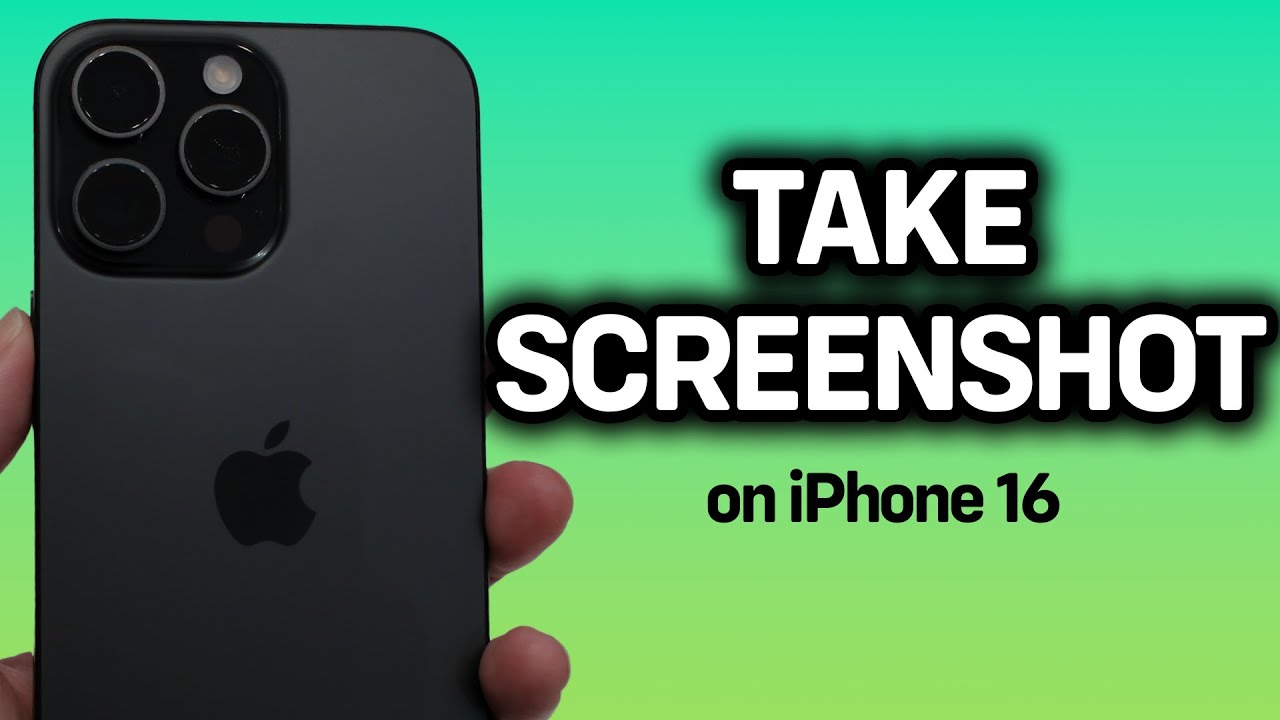 iPhone 16/16 Pro Max How to take Screenshot - 3 Super New Ways