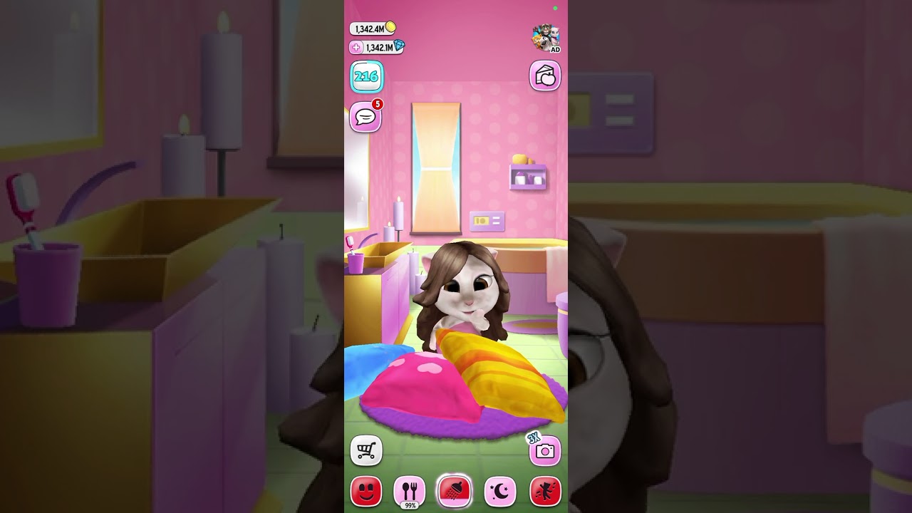 My talking Angele#kidsvideo #talking #gaming #video#(^з^)-☆Chu!!(✿♥‿♥)ლ(◉❥◉ლ)#