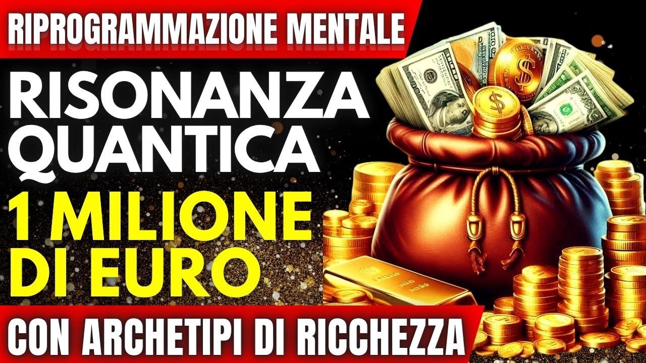 RISONANZA QUANTICA 1 MILIONE DI EURO   CON ARCHETIPI DI RICCHEZZA