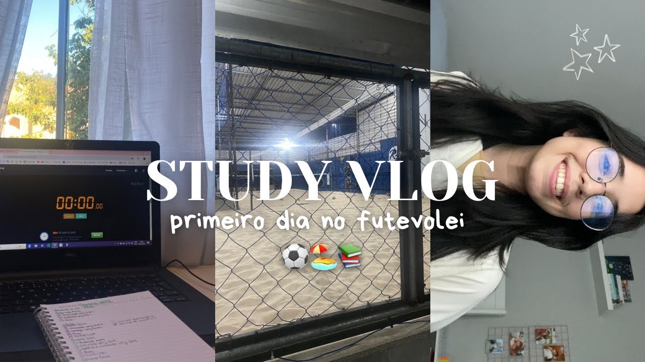 study vlog | preparação para UERJ + primeiro dia no futevôlei ⚽️🏖️