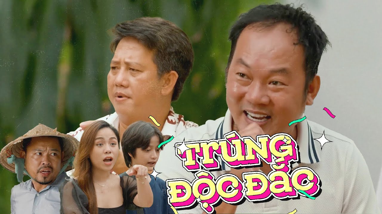 Hài Long Đẹp Trai - Tiểu Phẩm Hài - TRÚNG ĐỘC ĐẮC - Lê Nam, Long Hồ, Thục Uyên, Bé Gia Huy