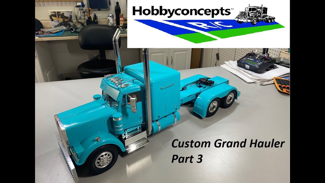 Сборка полуприцепа-самосвала Tamiya Grand Hauler 1/14, часть 3 — завершение!