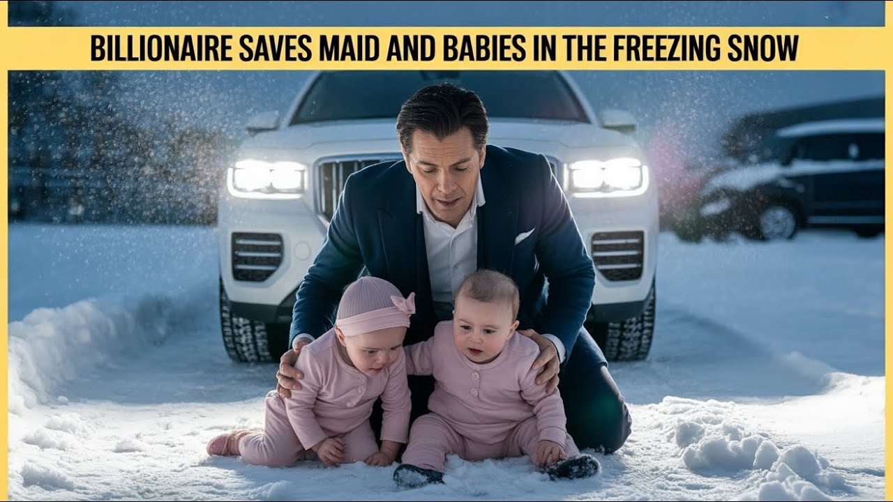 Billionaire DISCOVERS CRYING Maid with TWINS in a Snowstorm — HIDDEN Story of ESCAPE Exposed!