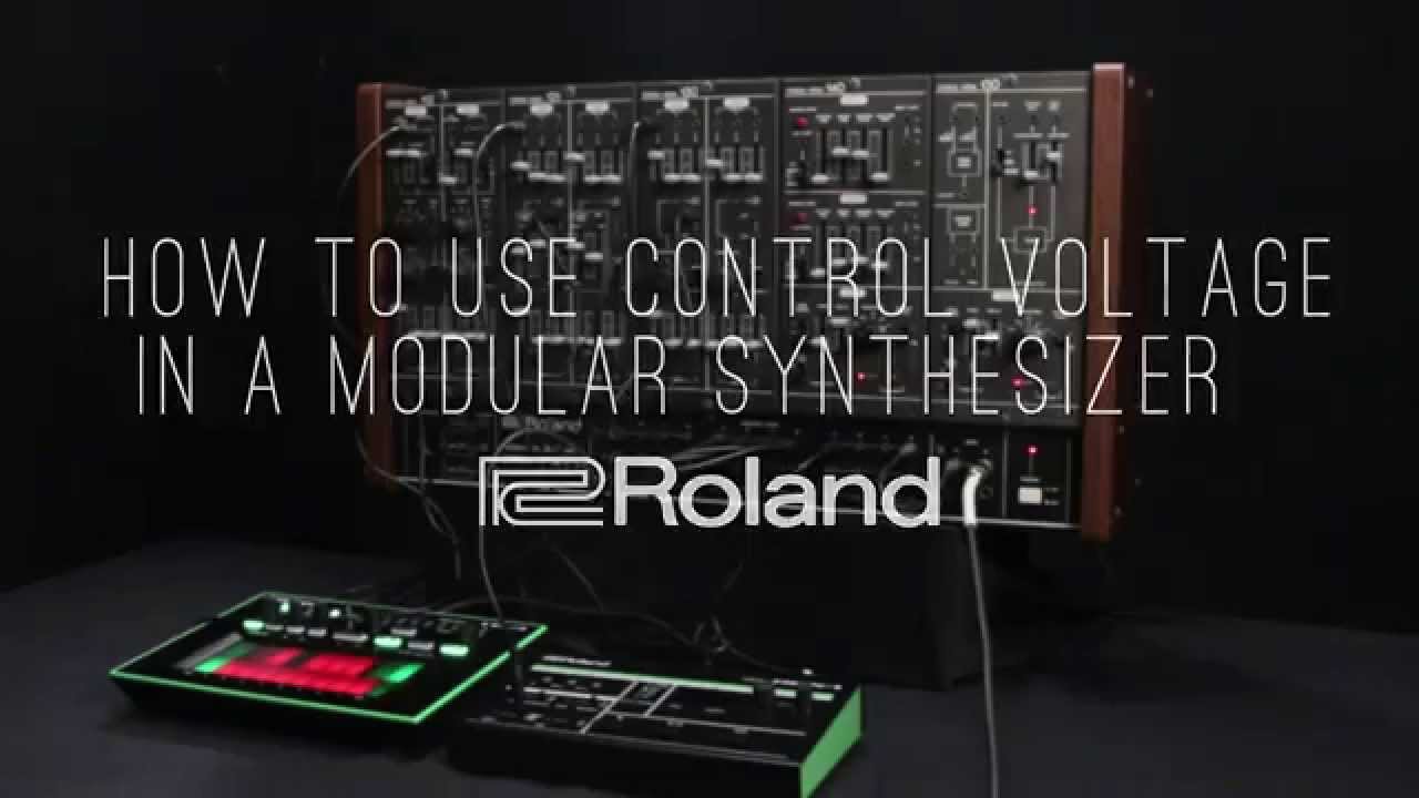 How To Use Control Voltage in a Roland System-100M Modular Synthesizer