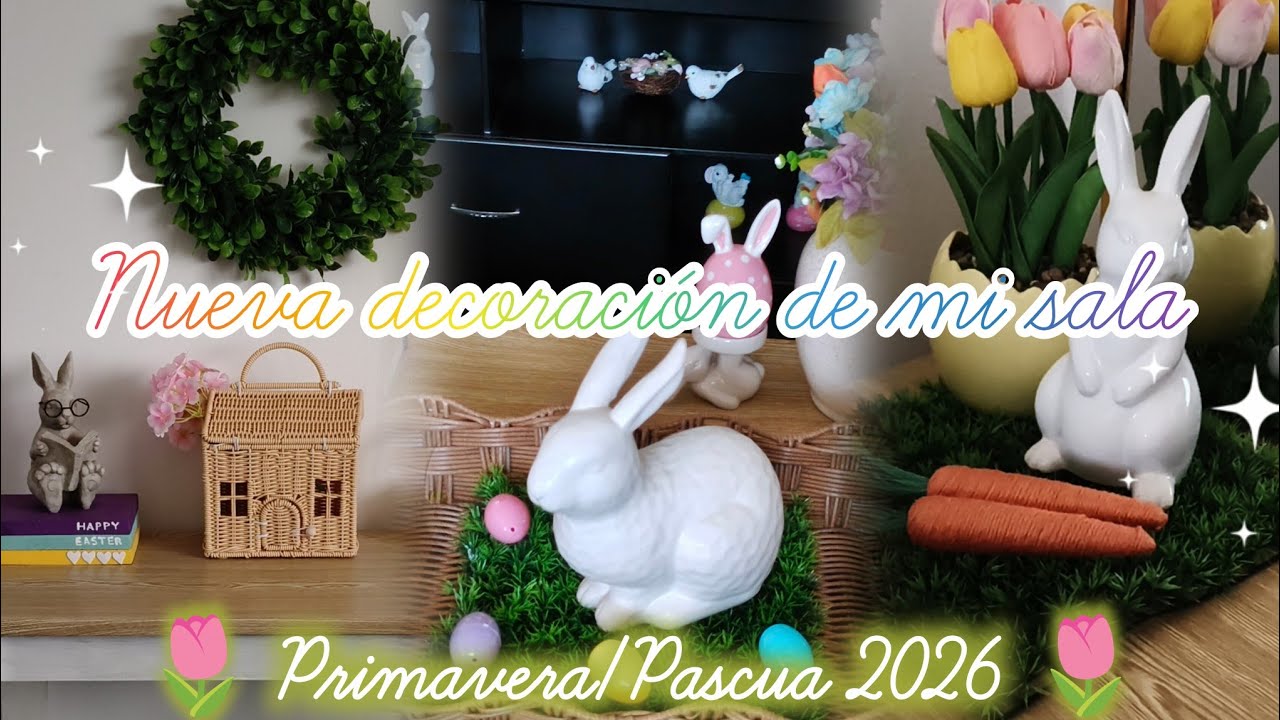 Fresca y Natural decoración sencilla para primavera/pascua 2026 #primavera #pascua #spring #easter