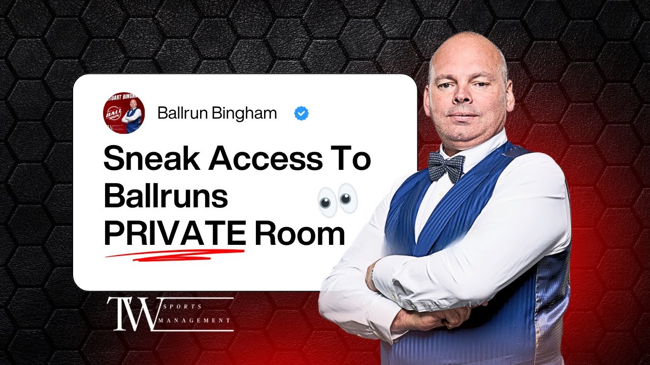 Stuart Bingham’s Private Practice Room 👀