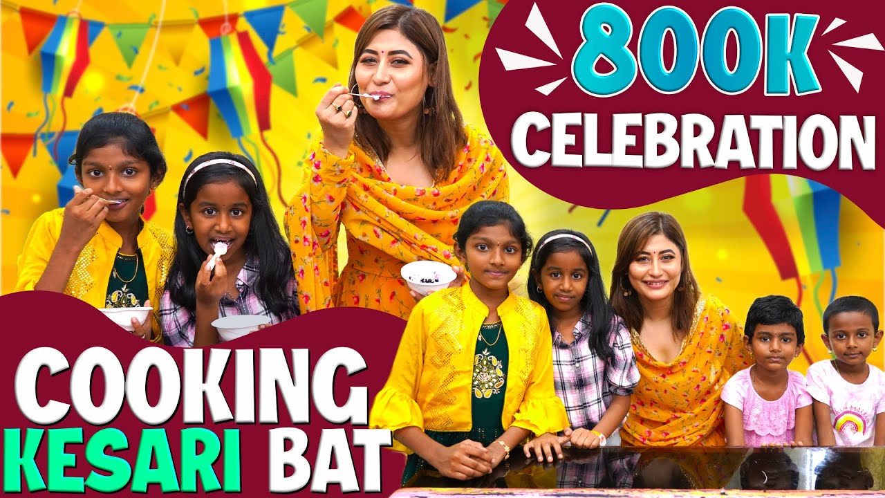 800K Celebration with @ini'sgalataas | Cooking Kesari Bat | Sunita Xpress | #swiggy #food