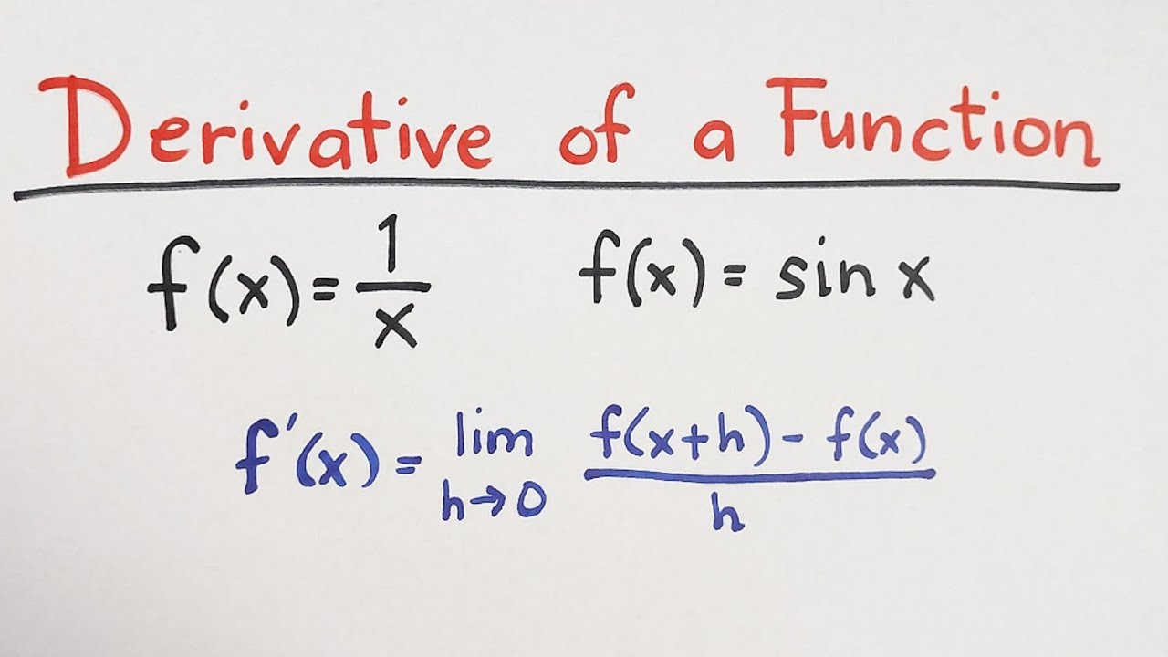 Derivative - Limit Definition (Part 3) - Teacher Gon
