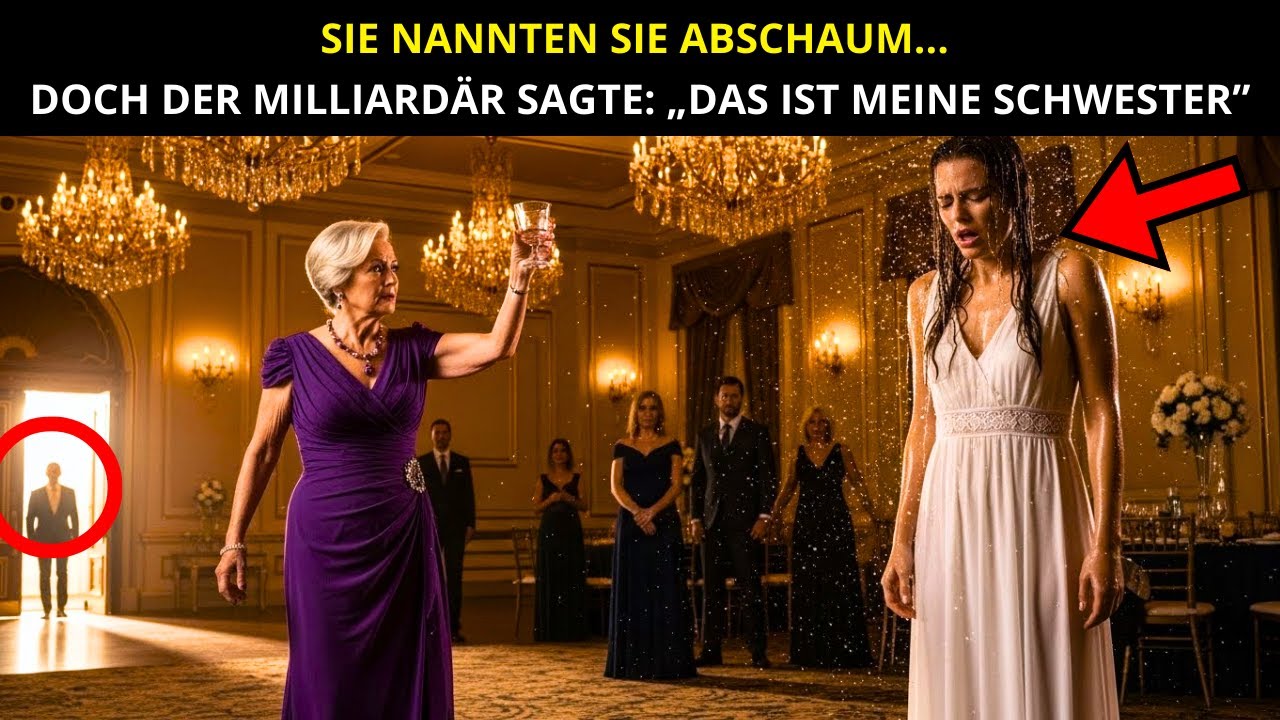 DIE SCHWIEGERMUTTER SCHÜTTETE WASSER AUF DIE ZUKÜNFTIGE SCHWIEGERTOCHTER... DOCH WAS IHR MILLIARDÄRS
