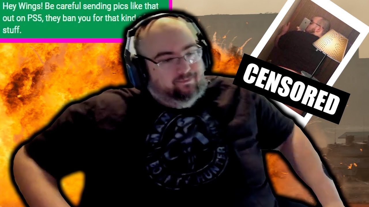 WingsOfRedemption RETURNS AFTER ACCIDENTALLY STREAMING NAUGHTY PHOTO OF HIMSELF LIVE