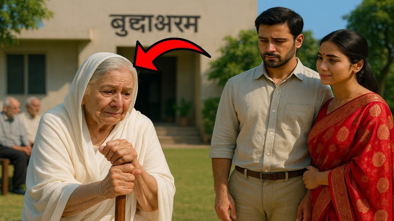 बुज़ुर्ग विधवा माँ को बेटे बहू ने वृद्धाश्रम भेजा… कुछ हफ्तों बाद जो खबर आई, पूरा परिवार हिल गया