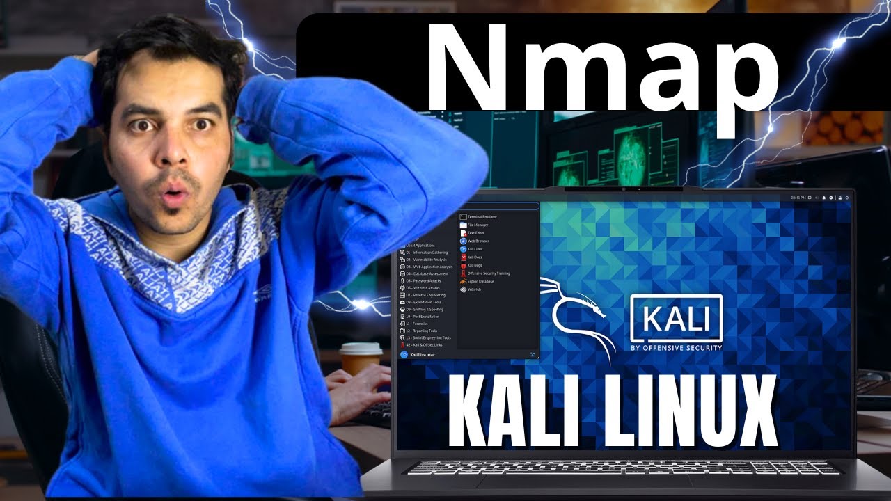 Port Scanning with Nmap 😲 with kali linux for beginners | kali linux tutorial | cyber kaksha