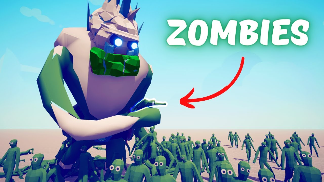 EVERY UNIT TURNED INTO ZOMBIES - Totally Accurate Battle Simulator TABS