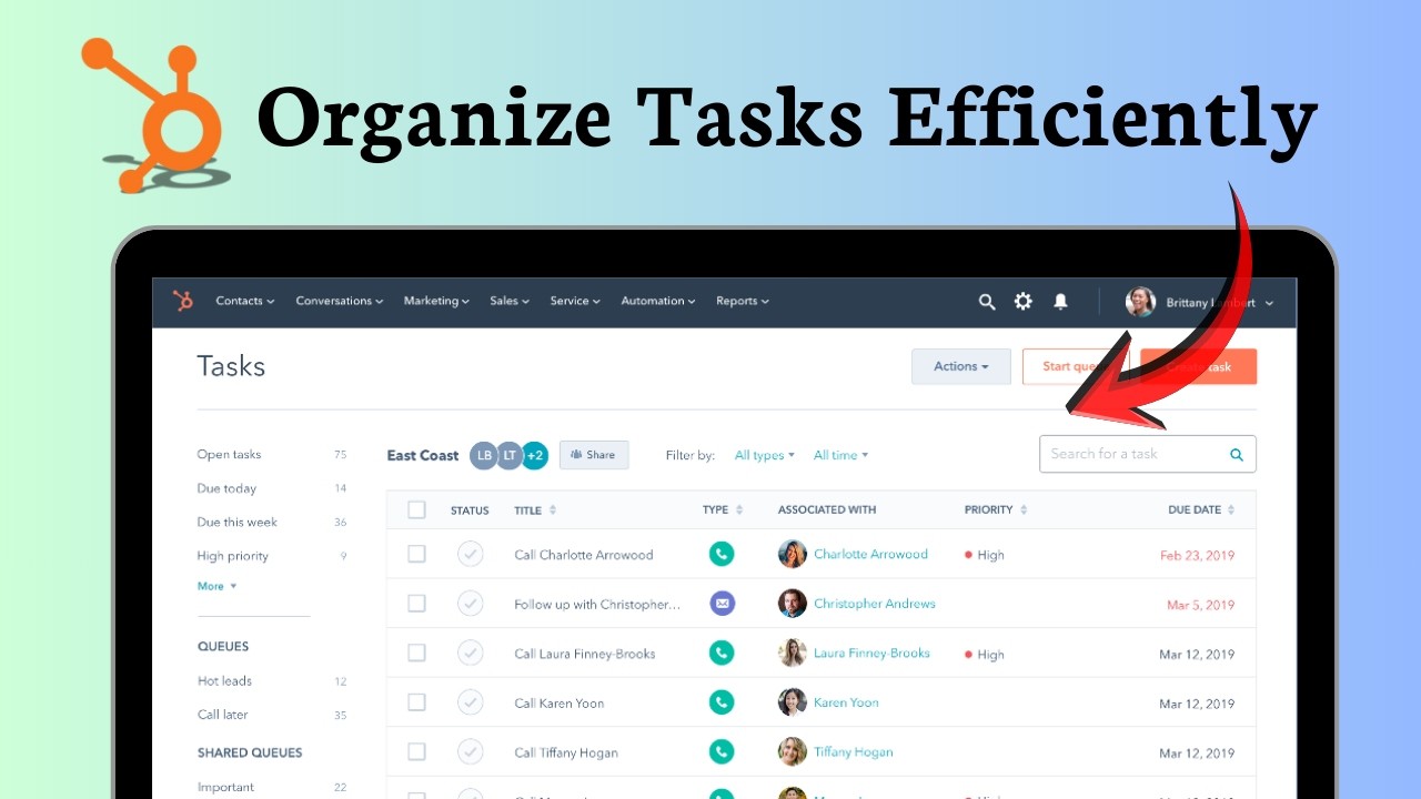 How to use task queues in HubSpot (Instant Assignment)