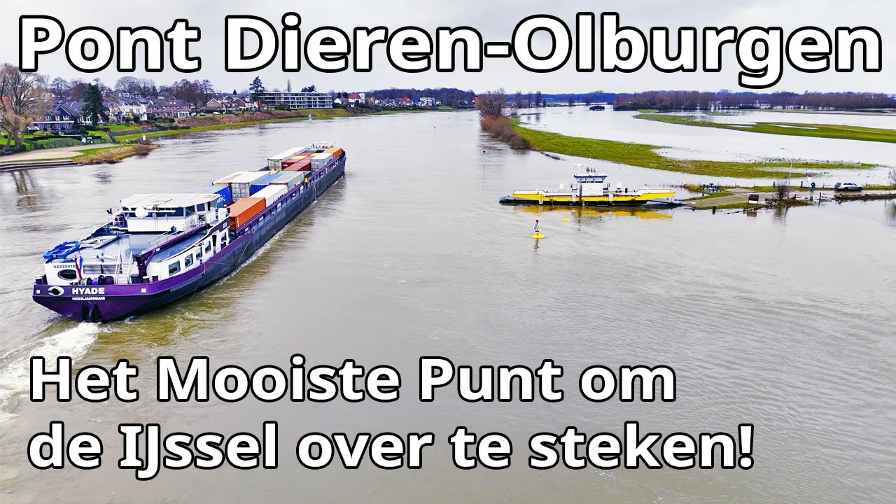De pont Dieren-Olburgen en omgeving