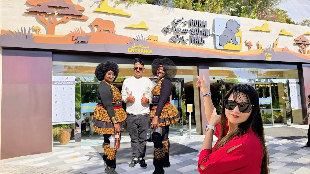 Dubai Safari Park😳🔥Part 1यस्तो Welcome जनावरले ❤️विश्वासै लागेन… सुरु देखि अन्त्यसम्म धमाल!😲 