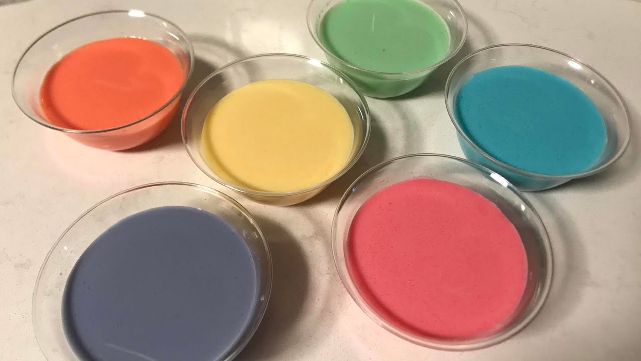 Aprende a preparar Gelatinas de Colores