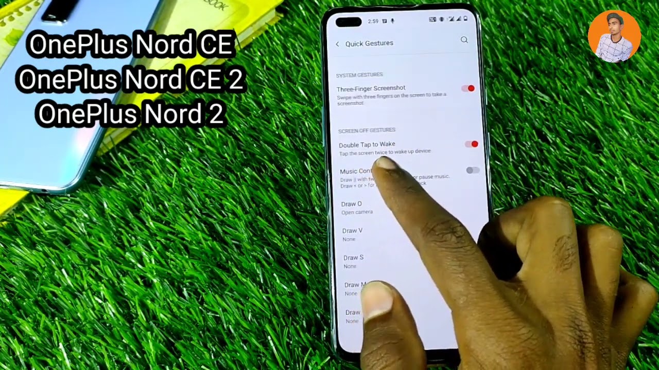 Double Tap Screen Lock Setting in OnePlus Nord CE 2 , OnePlus Nord 2 Double Tap Screen Wake