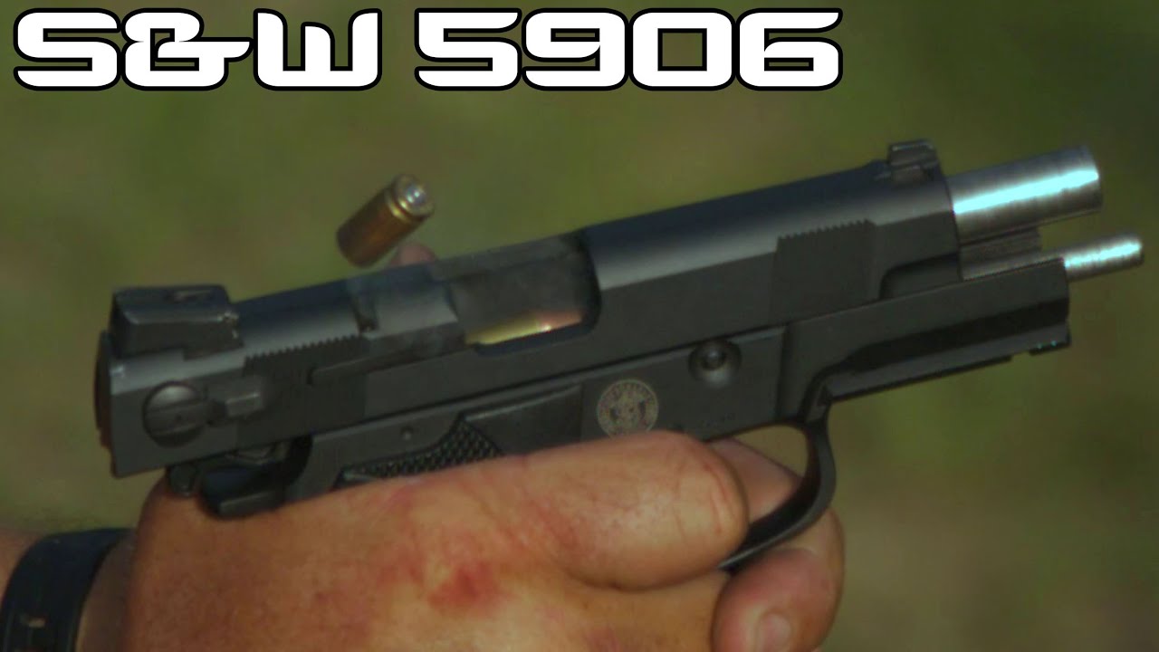 Пистолет мексиканского спецназа S&W 5906 и зажигательные патроны калибра 9 мм! (4K SUPER SLOW MOT...