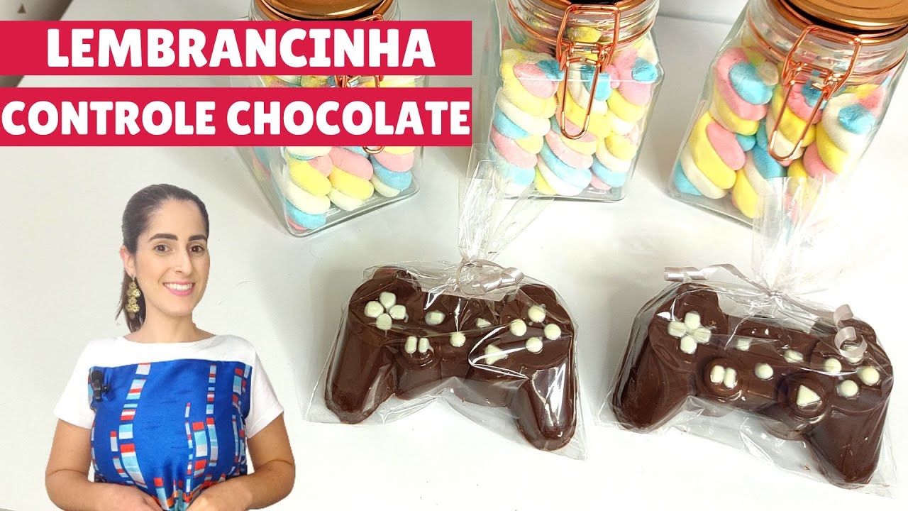 LEMBRANCINHA de chocolate | Controle de vídeo game