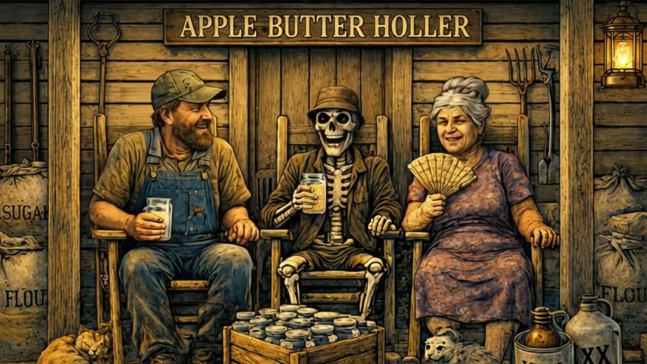 Front Porch Gossipin’ & Sippin’ at Apple Butter Holler (Hank, Ethel & Boney Finger)