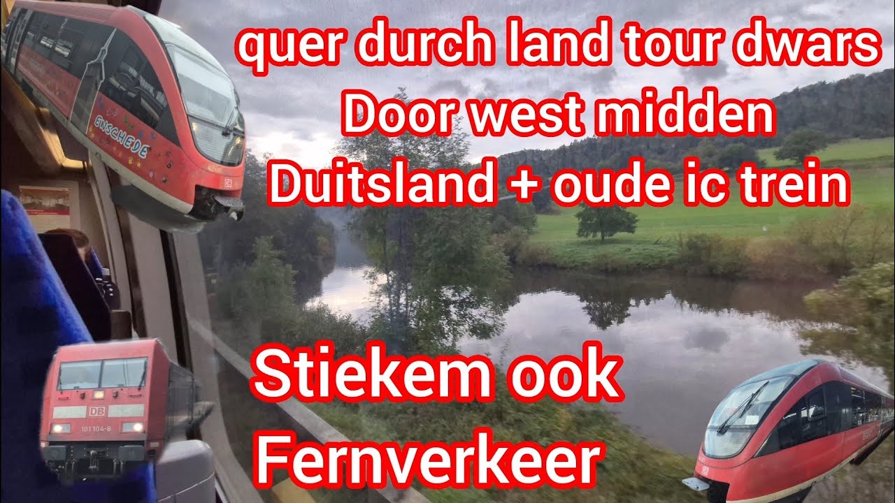 Van Bonn naar Steinfort via Gießen kassel met fern Regionaal met quer durch land ticket sparpreis 2e