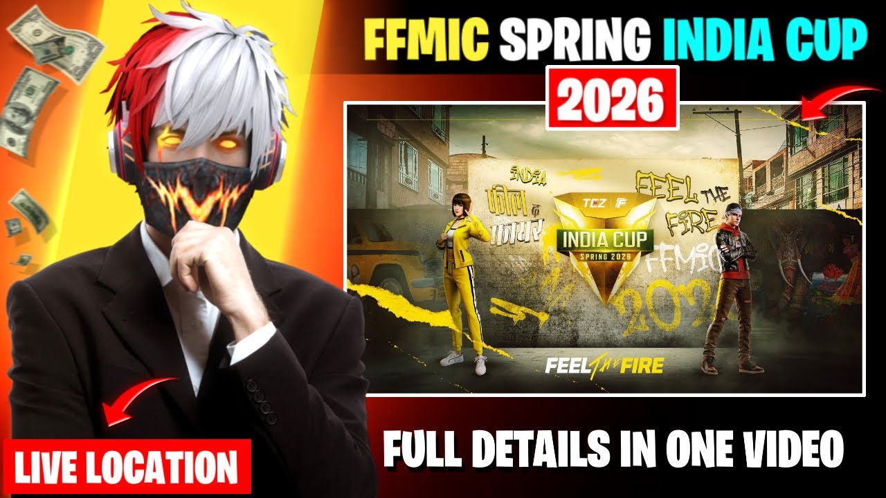 FREE FIRE MAX INDIA CUP SPRING 2026🔥🇮🇳 | FFMIC SPRING 2026 ANNOUNCED | LAN?, DATE?, PRIZEPOOL?