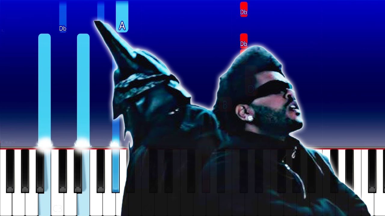 The Weeknd - Timeless with Playboi Carti (Piano Tutorial)