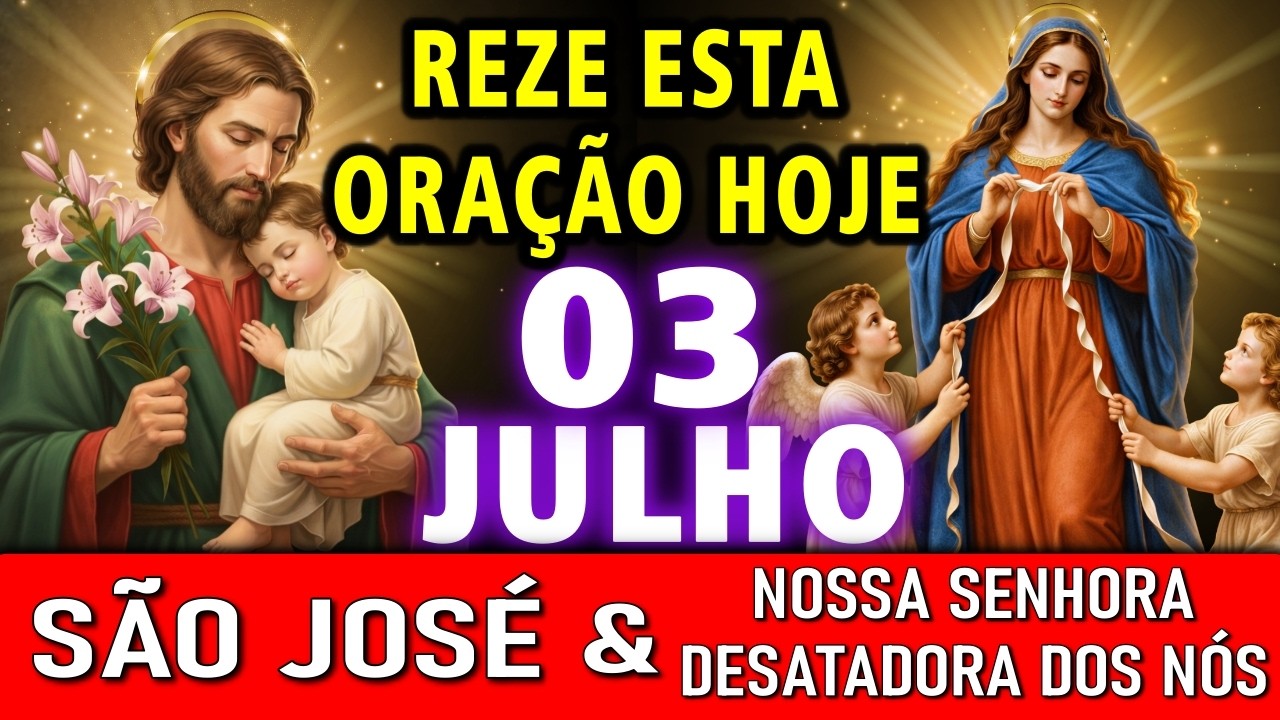 DEPOIS DESSA ORAÇÃO, SUA VIDA NUNCA MAIS SERÁ A MESMA! SÃO JOSÉ E NOSSA SENHORA DESATADORA DOS NÓS