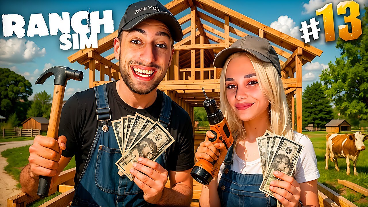 Հարստացանք Վերջապես 😱 Նոր Տուն ենք Կառուցում Ֆերմայում 🏠💰 | Ranch Simulator #13