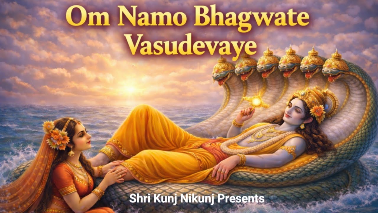 Om Namo Bhagwate Vasudevaye | 58 Minutes Chanting | 108 Times Vishnu Mantra Jaap |