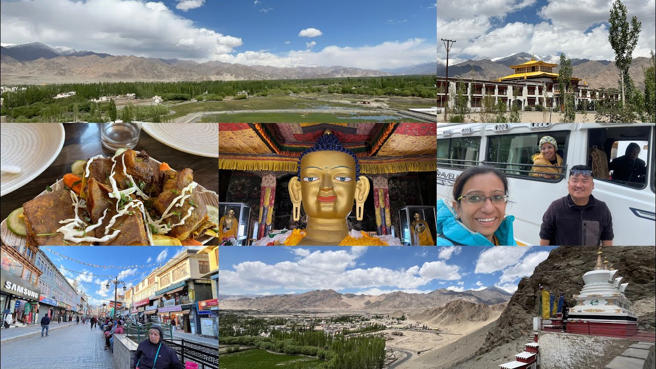 Leh Ladakh-Thiksey Monastery-Ranchos School-Shey Monastery - Tsemo Monastery -Shopping at Leh Market