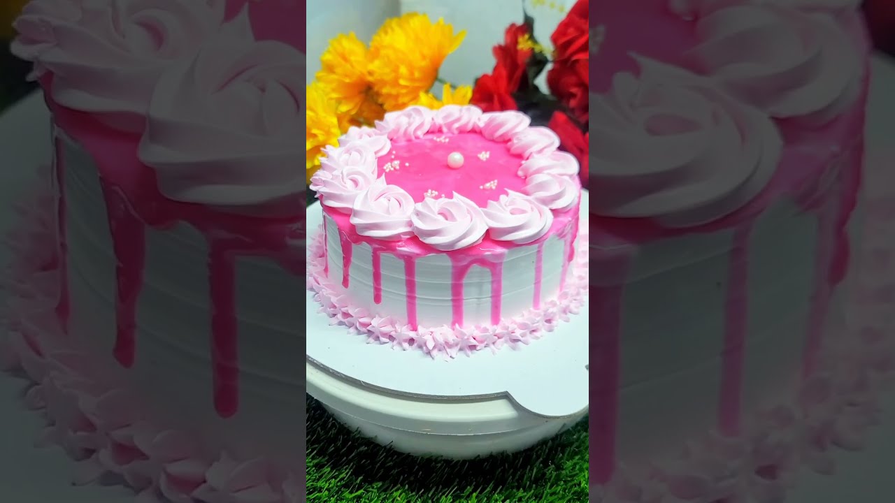 স্ট্রবেরি কেক ডেকোরেশন। #videos #cakedekoreson
