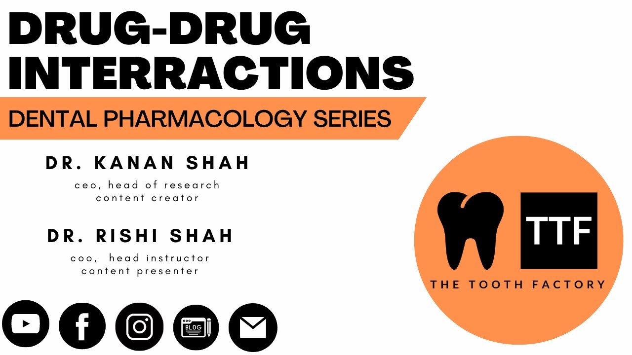 Drug Interaction | Dental Pharmacology | Full Lecture 2022