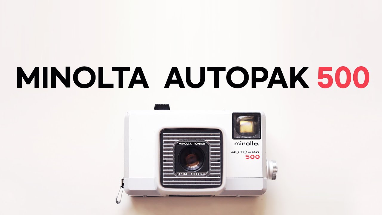 Minolta Autopak 500. 126mm film camera