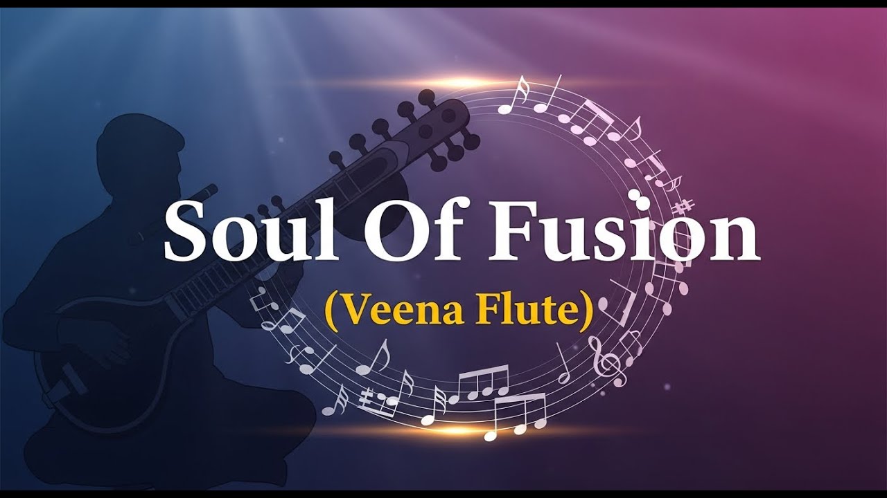Soul of Fusion Veena & Flute – Indian Classical | Relax Mind,Work, Study, Finance