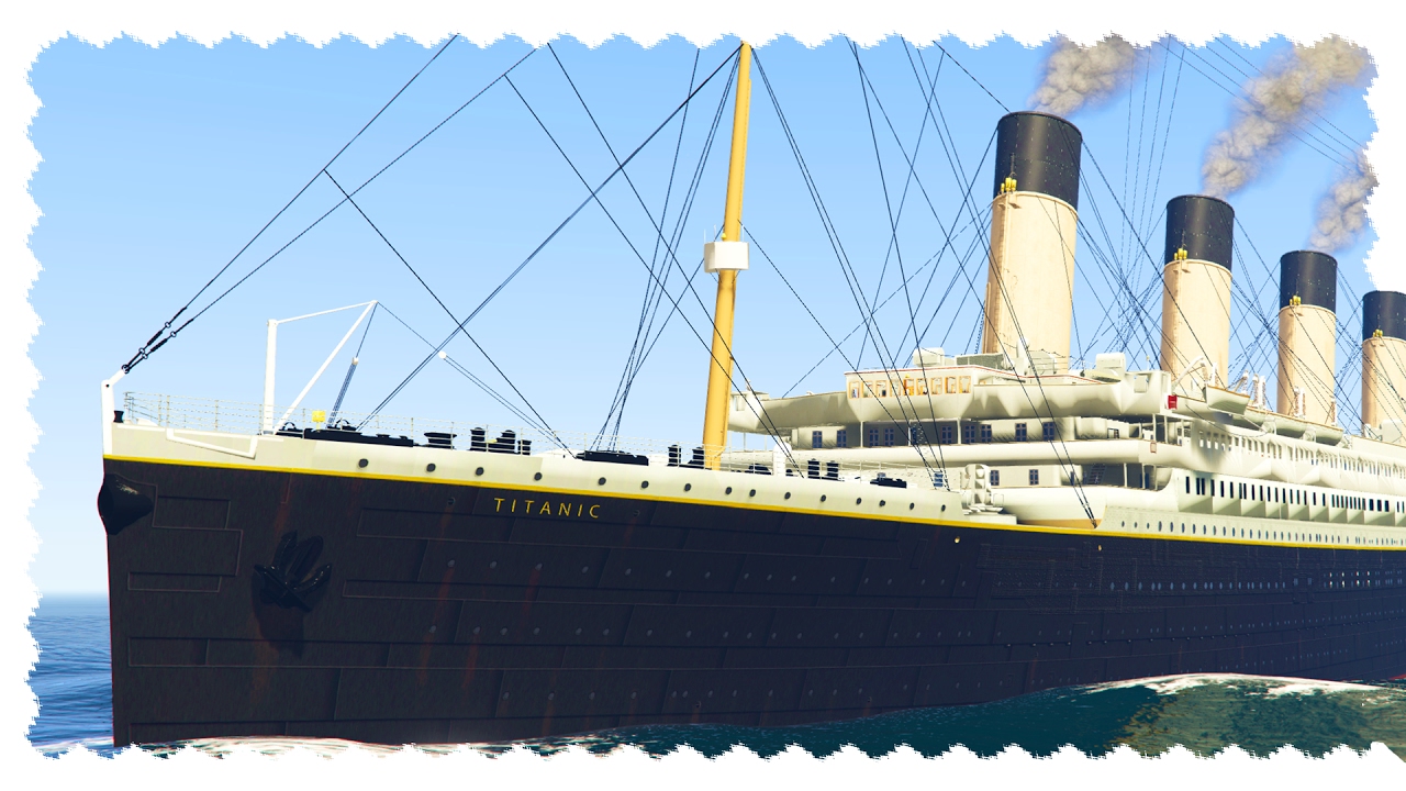 EXPLORING THE TITANIC ... In a Peel P50? | GTA 5 Mods