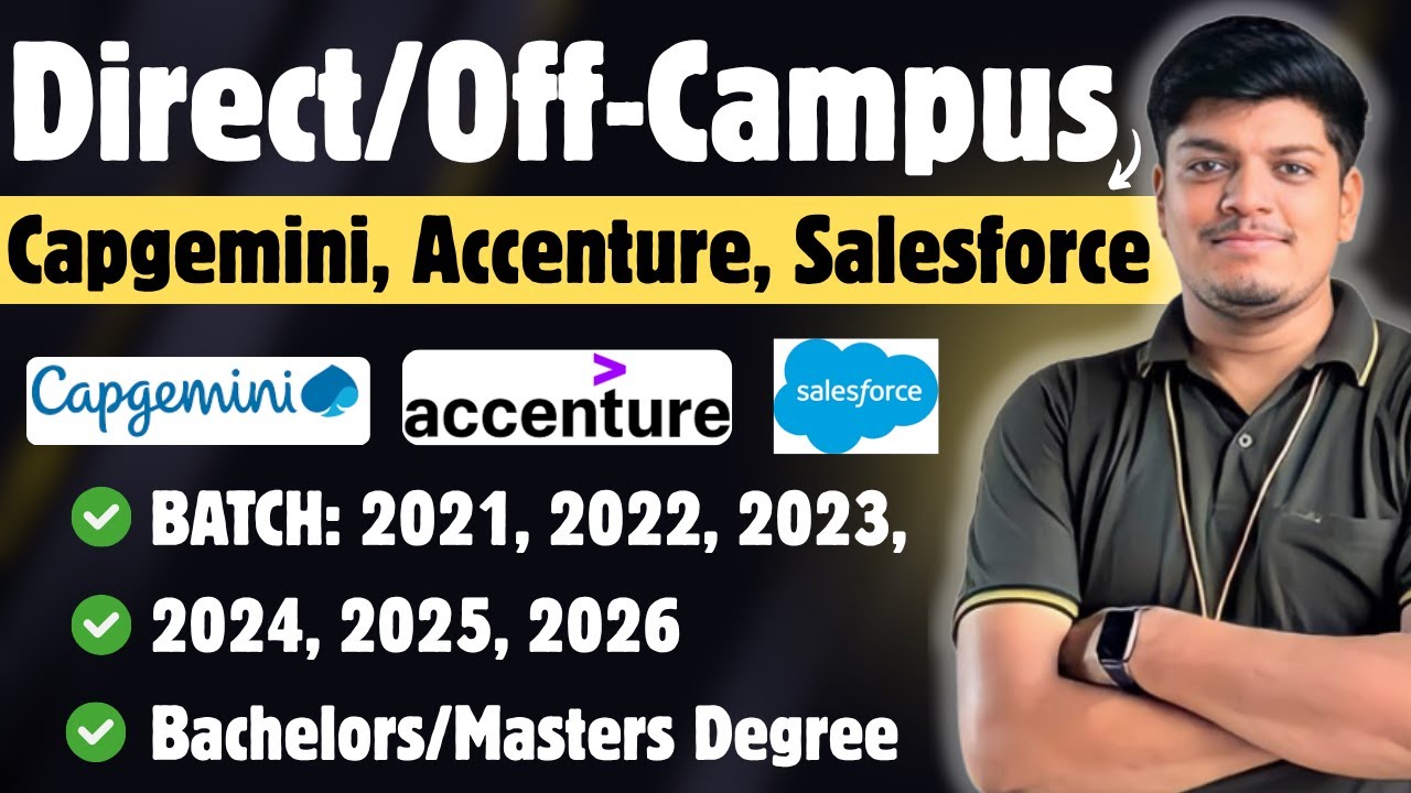 🔥Capgemini SE, Accenture, Techolution, Salesforce | Внекампусный выезд 2026, 2025, 2024-2021 (гру...