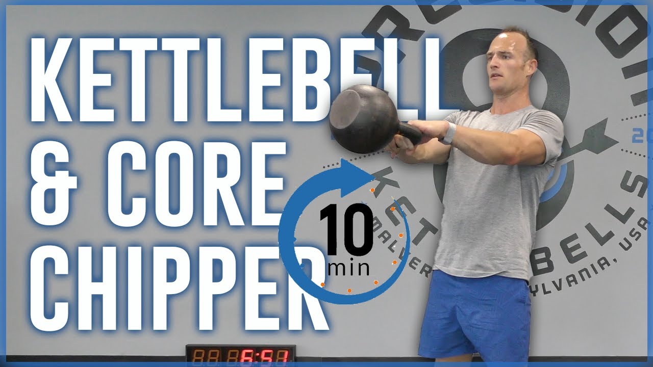 10 minute Killer Kettlebell Swing and Core Finisher | Can you finish in 10 minutes