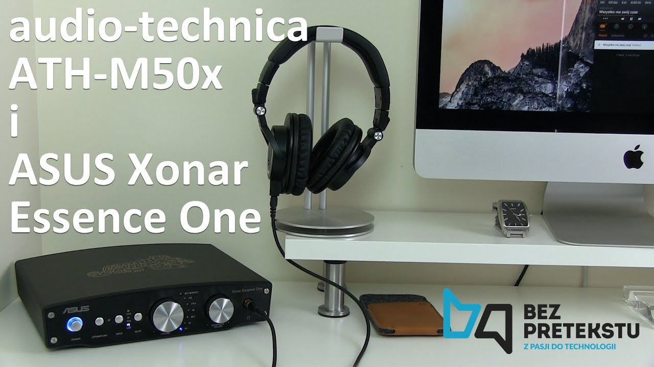 audio-technica ATH-M50x + Asus Xonar Essence One - test, opinia