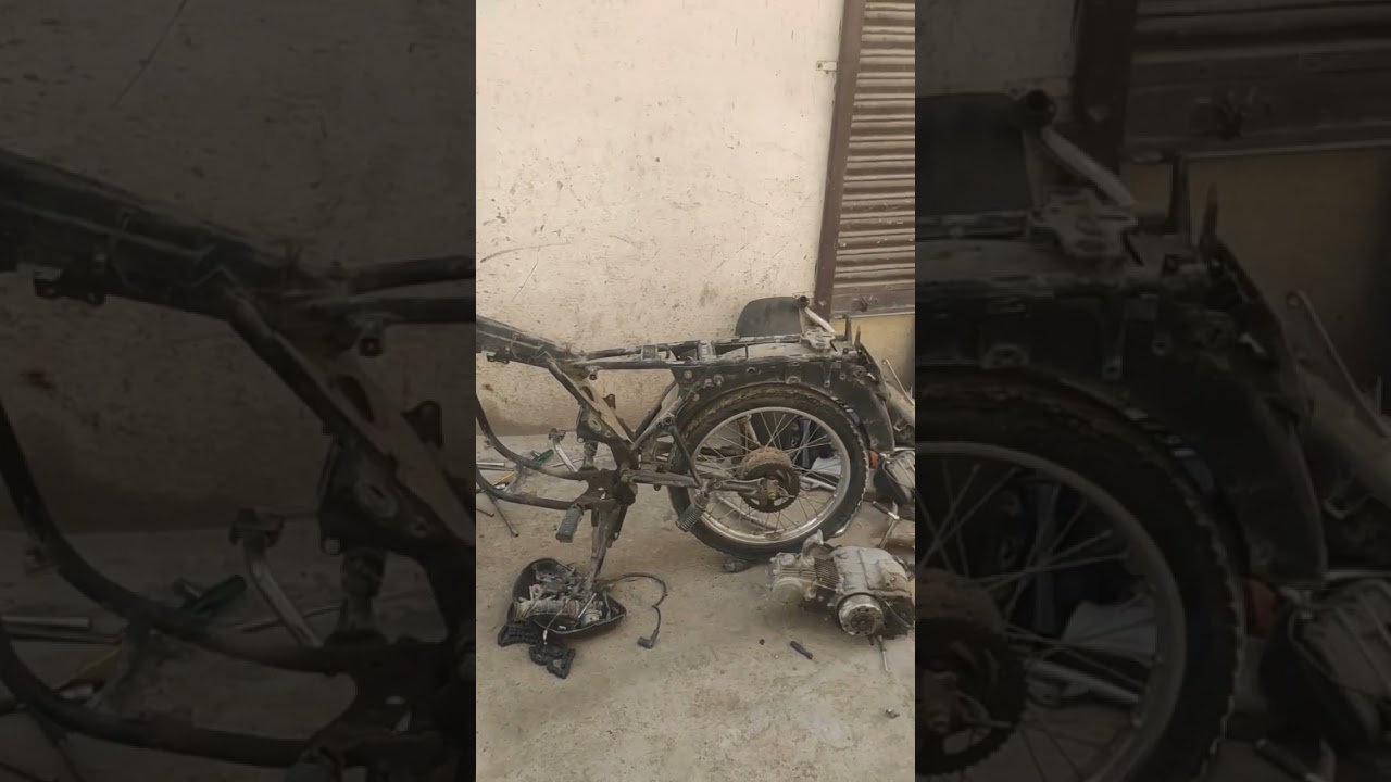 Dismantling Hero Honda CD Dawn chassis Engine