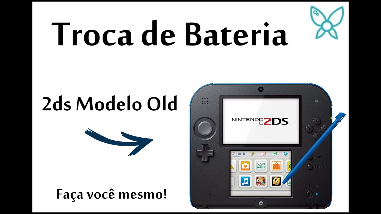 Como trocar a bateria do Nintendo 2ds old
