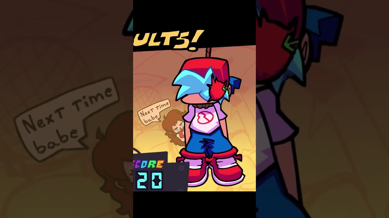 BF... ''victory screen'' (FNF Update: Cutscenes NO! ) (FNF UPDATE) #shorts