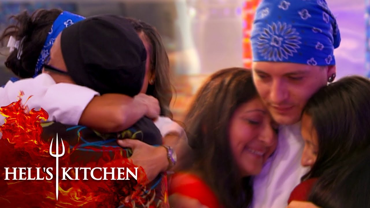 Gordon Ramsay Surprises Chefs With Their Family | Hell's Kitchen