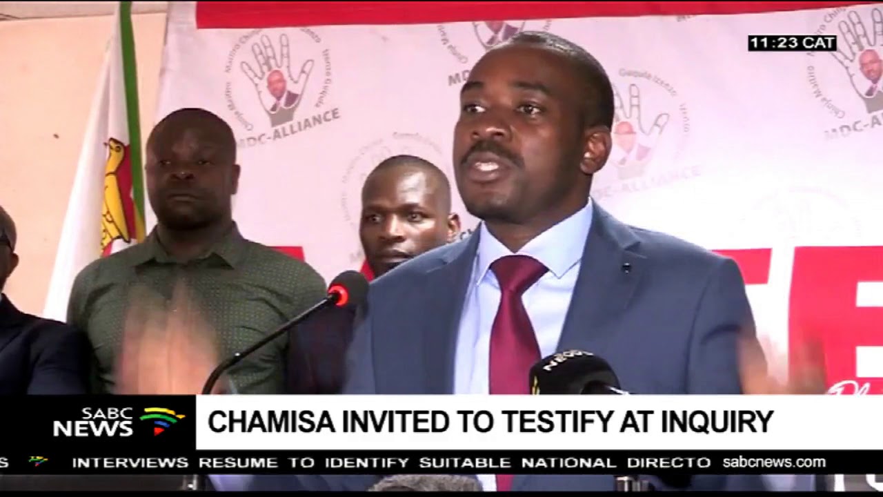 Chamisa invited to testify at inquiry