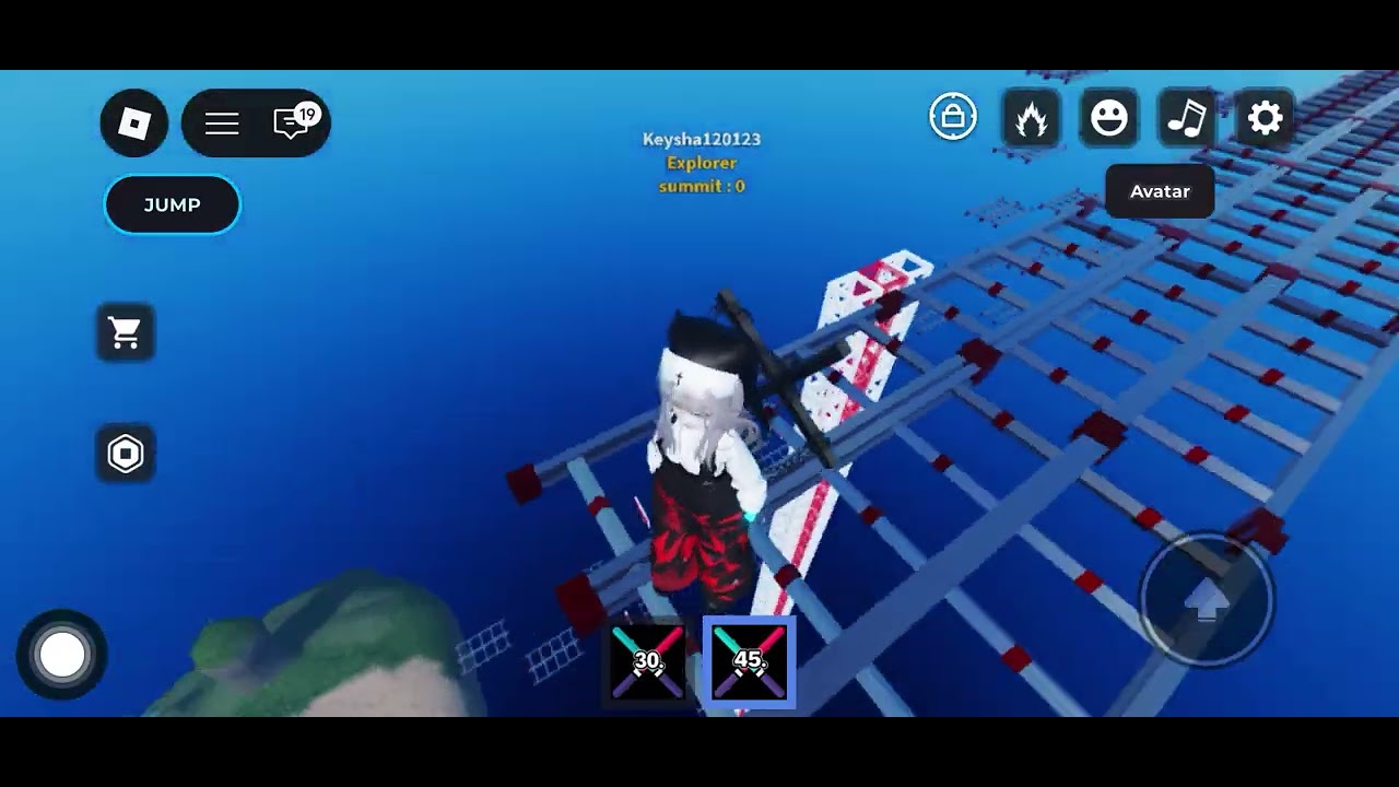 Dunia Roblox kakak Meysha dan Adek Keysha , di joget2 aja 